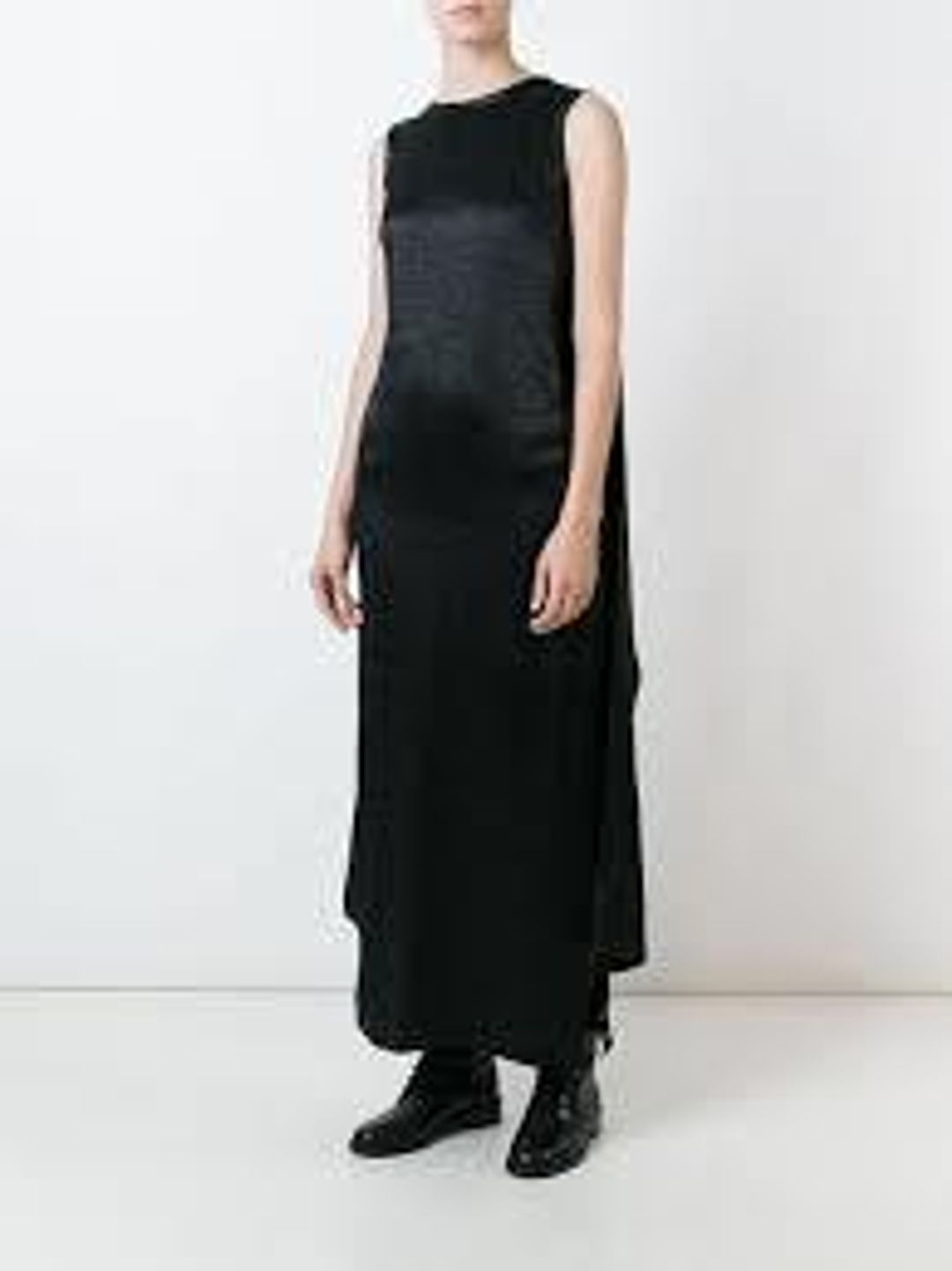 McQ Alexander McQueen Black Maxi Cape Dress size 8 for rent on The Volte - main image