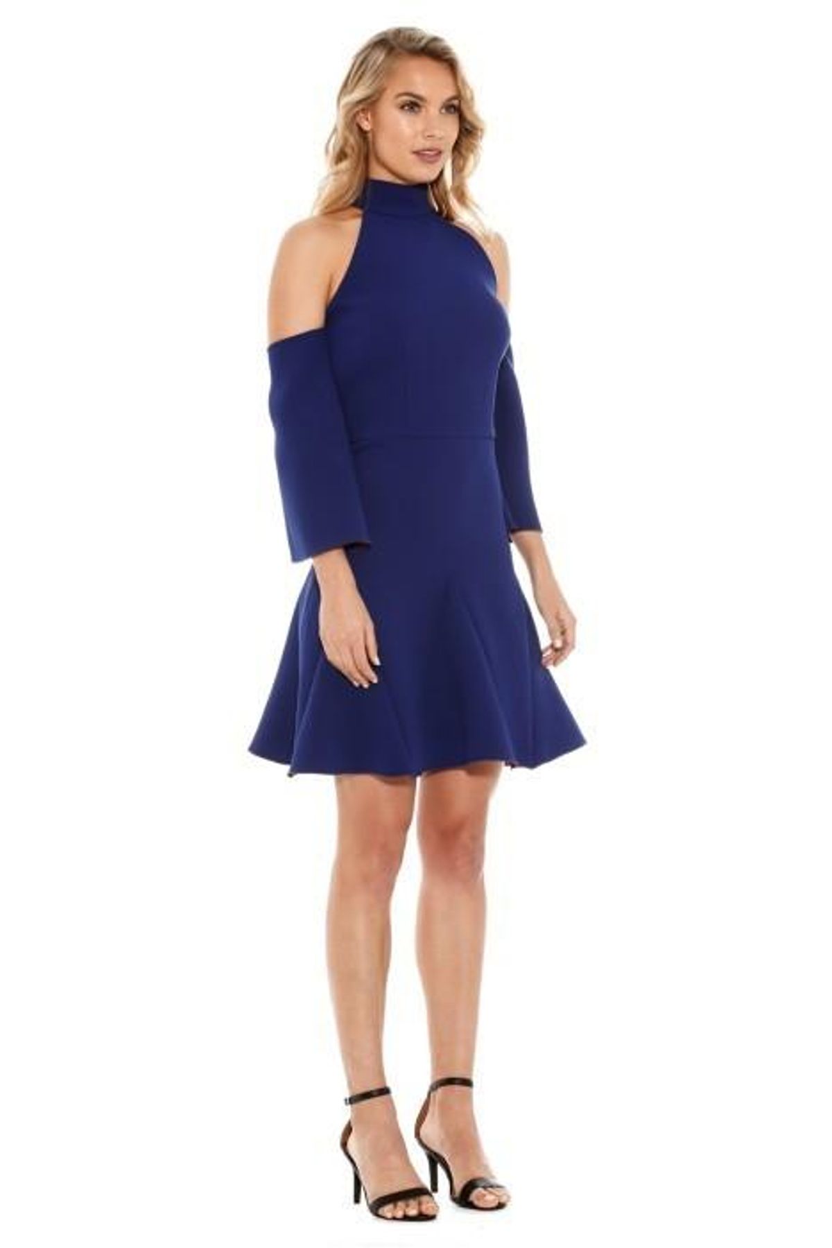 Yeojin Bae Blue Crepe Dress Size 6 for rent on The Volte - main image