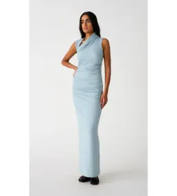Misha Albie Jersey Maxi Dress  Seafoam Blue Size 8 for rent on The Volte - image 1