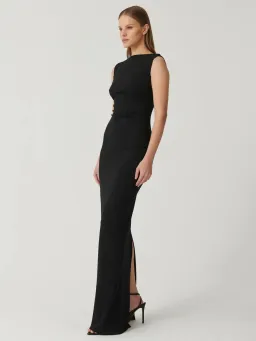 Effie Kats Verona Gown Black Size XL/14 for rent on The Volte - image 4