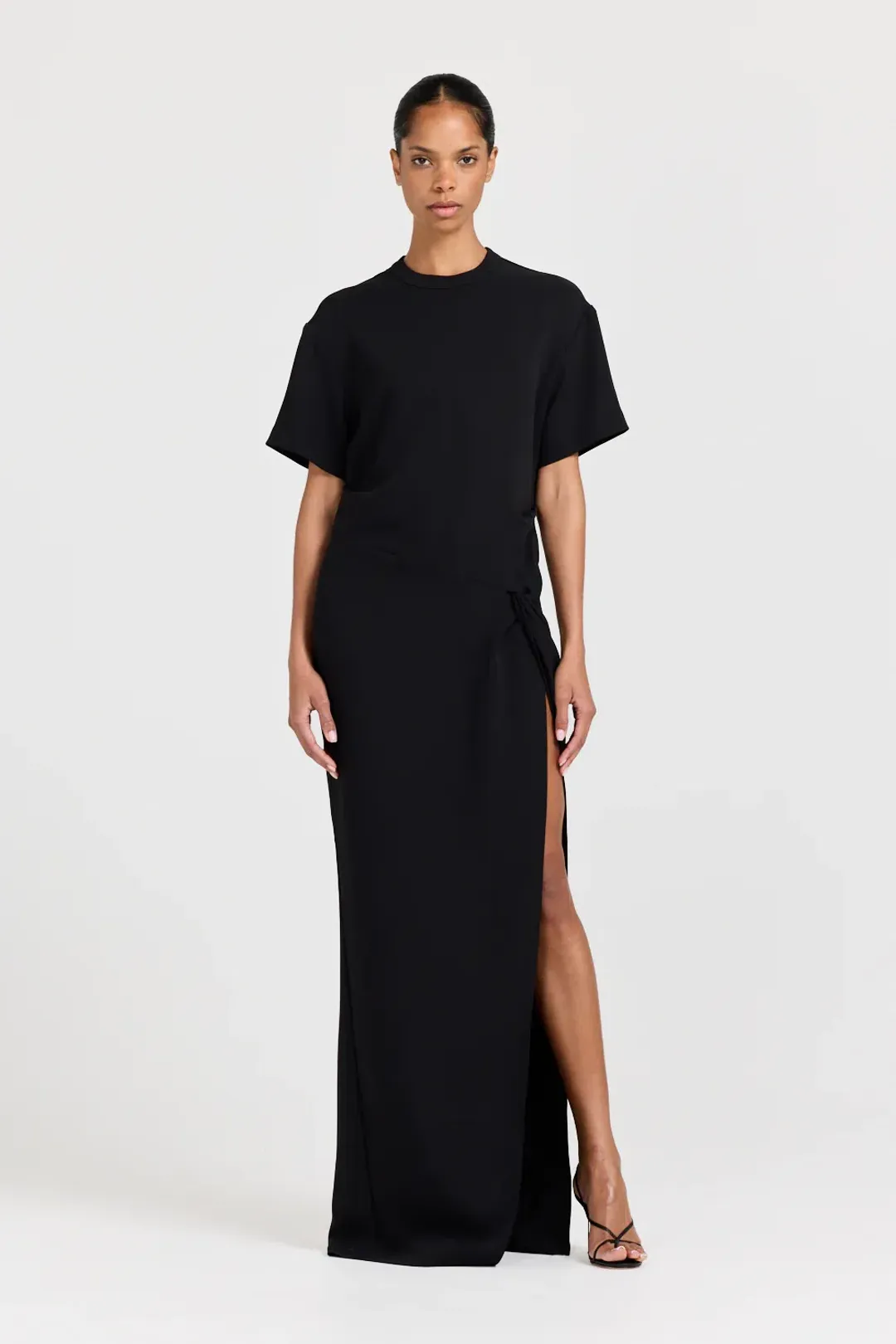 Henne Avila Dress Black Maxi Size 12 for rent on The Volte - main image