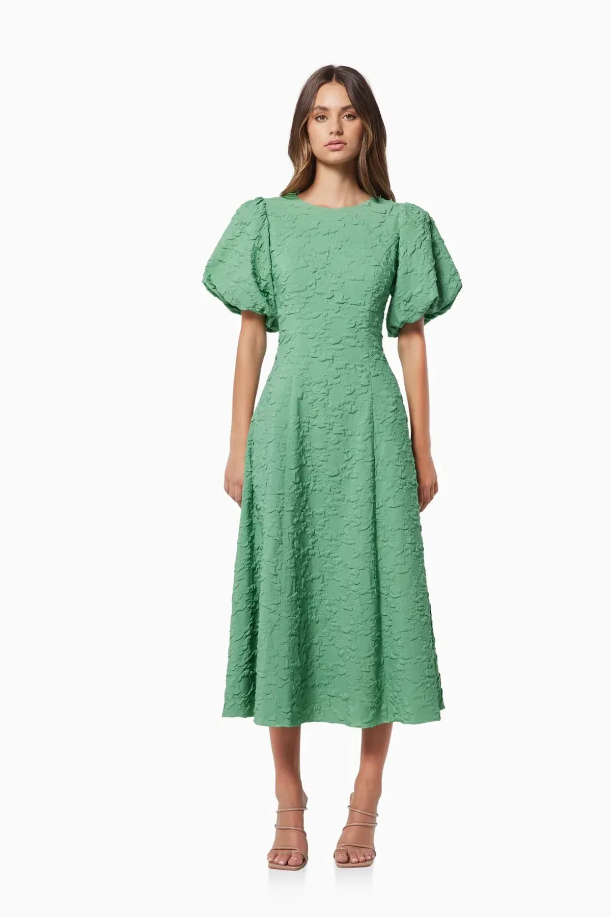 Elliatt Volkgarten Dress Jade Midi Size AU 8 for rent on The Volte - main image