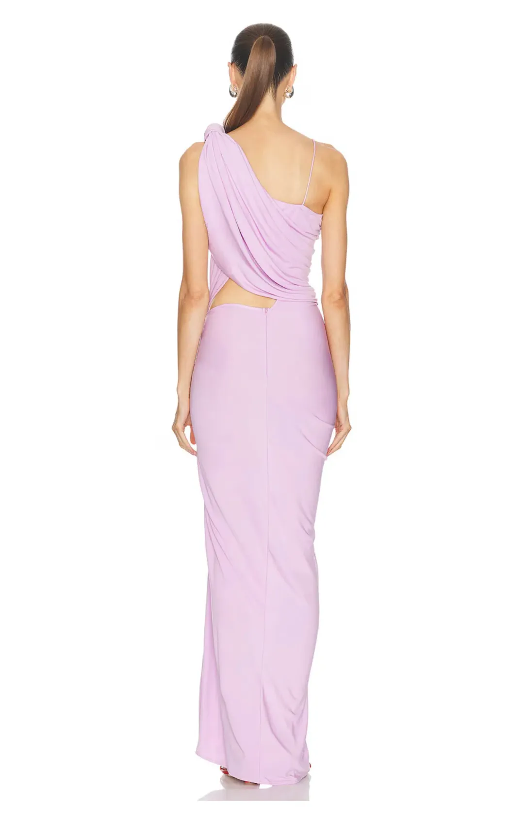Christopher Esber Twisted Lever Maxi Dress Pink Size 8 for rent on The Volte - main image
