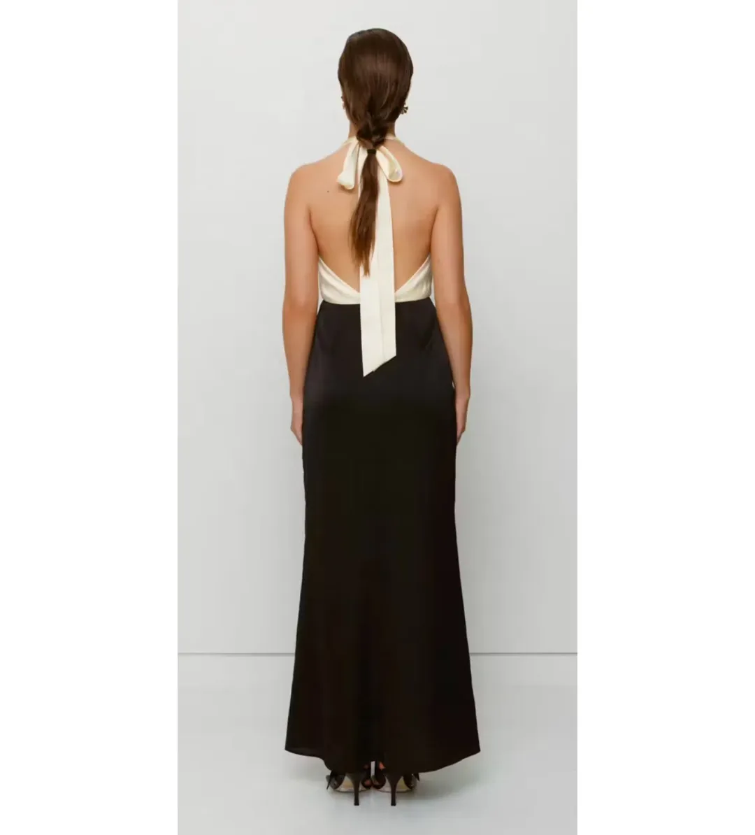 The Wolf Gang Oahu Slip Dress Noir size AU 12 for rent on The Volte - main image