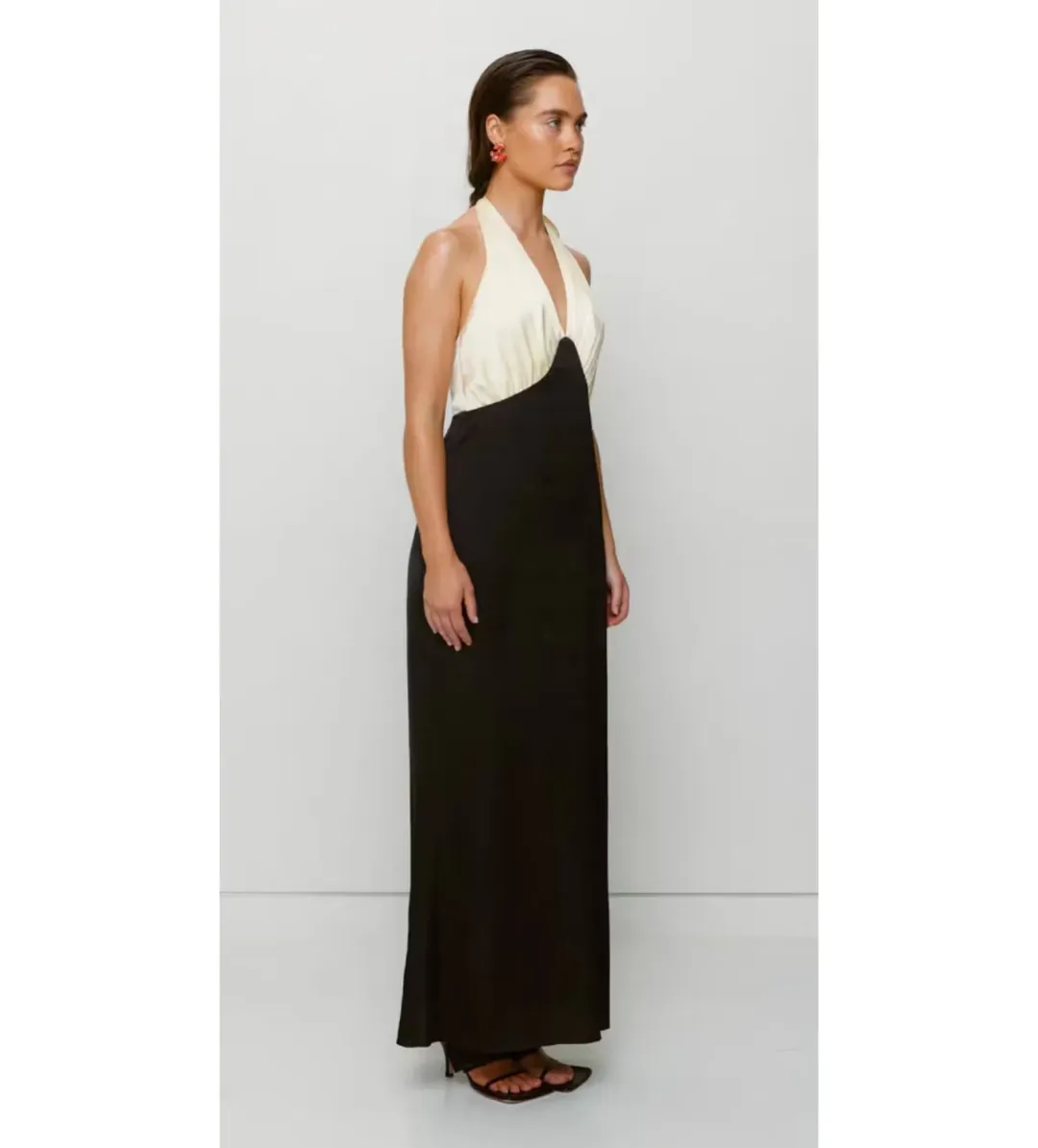 The Wolf Gang Oahu Slip Dress Noir size AU 12 for rent on The Volte - main image