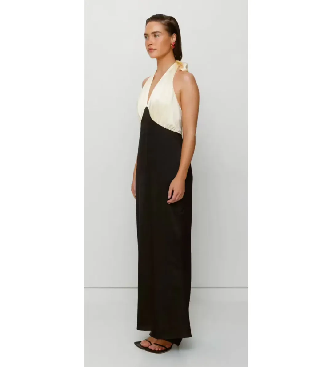 The Wolf Gang Oahu Slip Dress Noir size AU 12 for rent on The Volte - main image