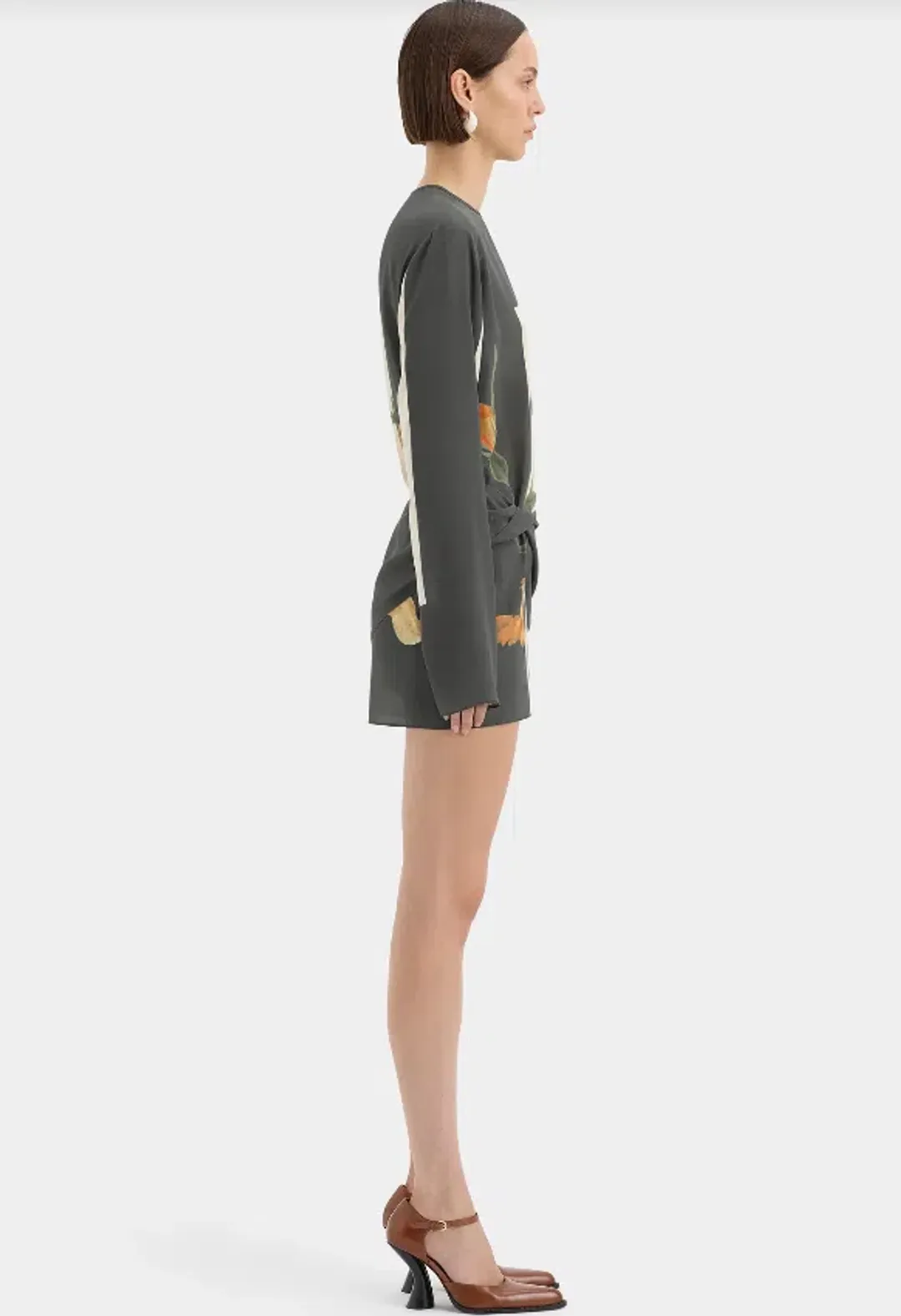 Sir The Label Constance Mini Dress Print Size 12 for rent on The Volte - main image