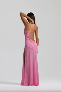Natalie Rolt Dahlia Dress in Pink Size 8 for rent on The Volte - image 3