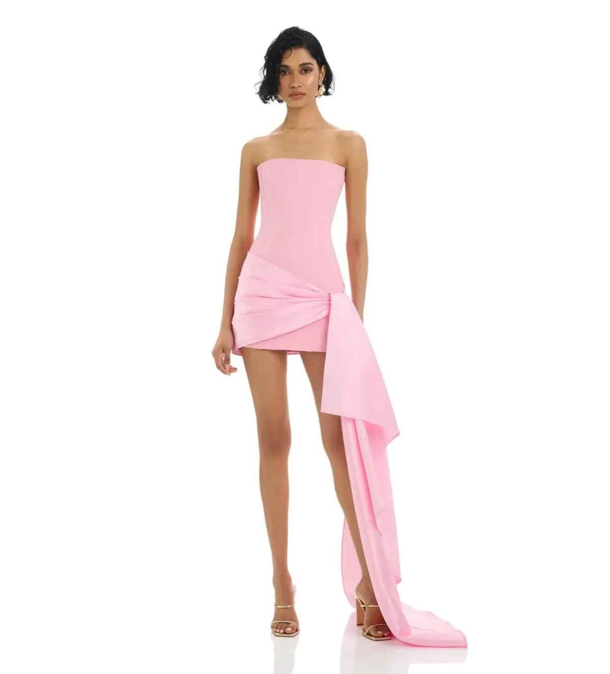 Eliya The Label Midina MIni Dress Pink Size AU 6 for rent on The Volte - main image