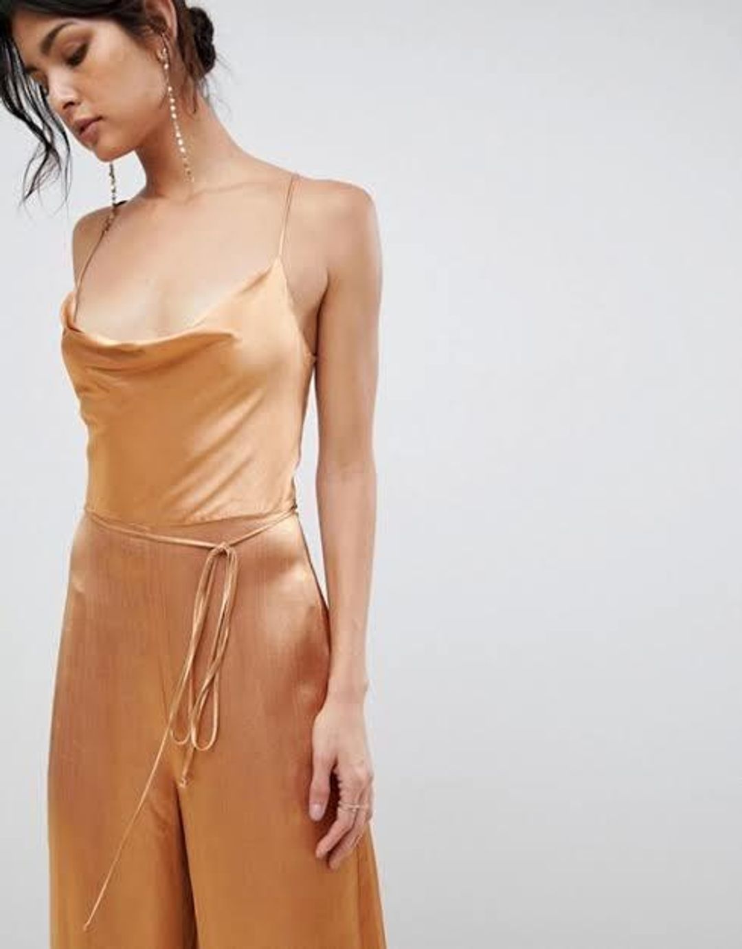 Bec & Bridge Feel the Heat Jumpsuit Cinnamon Size 6 for rent on The Volte - main image