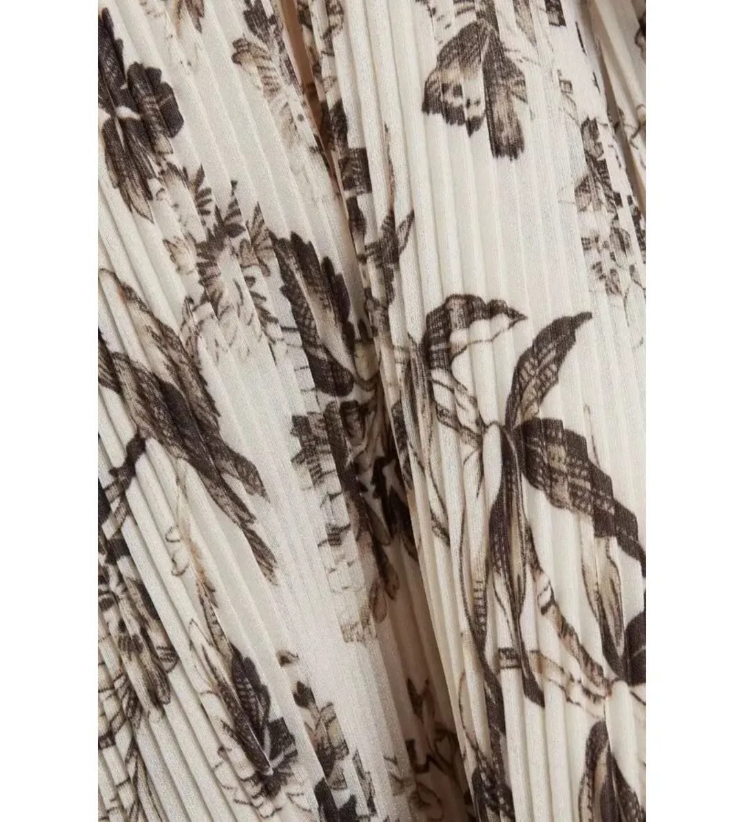 Zimmermann Pleated Printed Organza Bodice Size 1/AU 10 and Midi Skirt Set Size 0/AU 8 in Bird Toile Print for rent on The Volte - main image