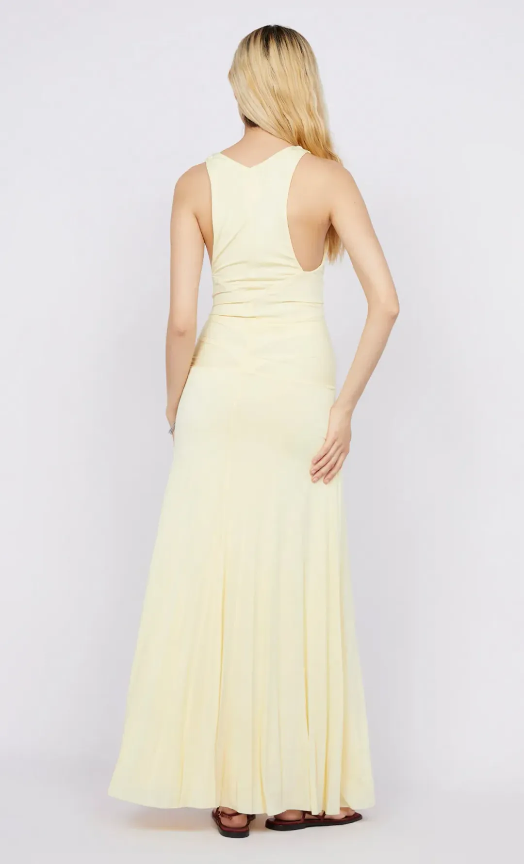 Bec & Bridge Greta Gown Maxi Butter Size AU 6 for rent on The Volte - main image