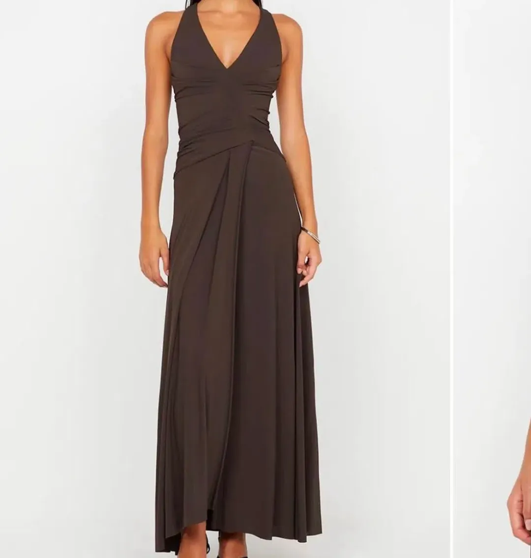 Bec & Bridge Greta Dress Twig Maxi Size AU 6 for rent on The Volte - main image