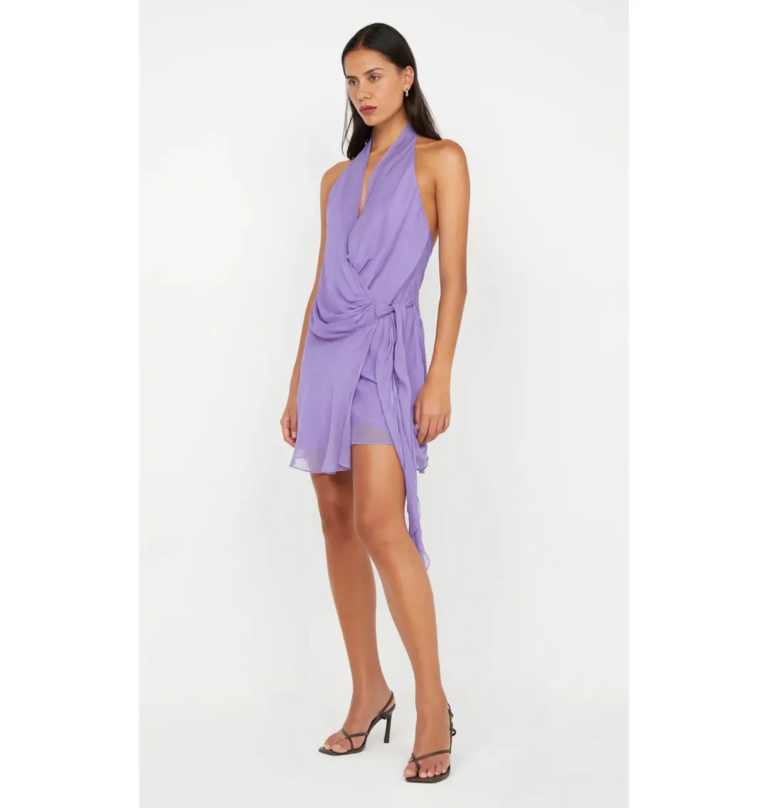 BEC + BRIDGE Maeva Mini Dress Grape Size 8 for rent on The Volte - main image
