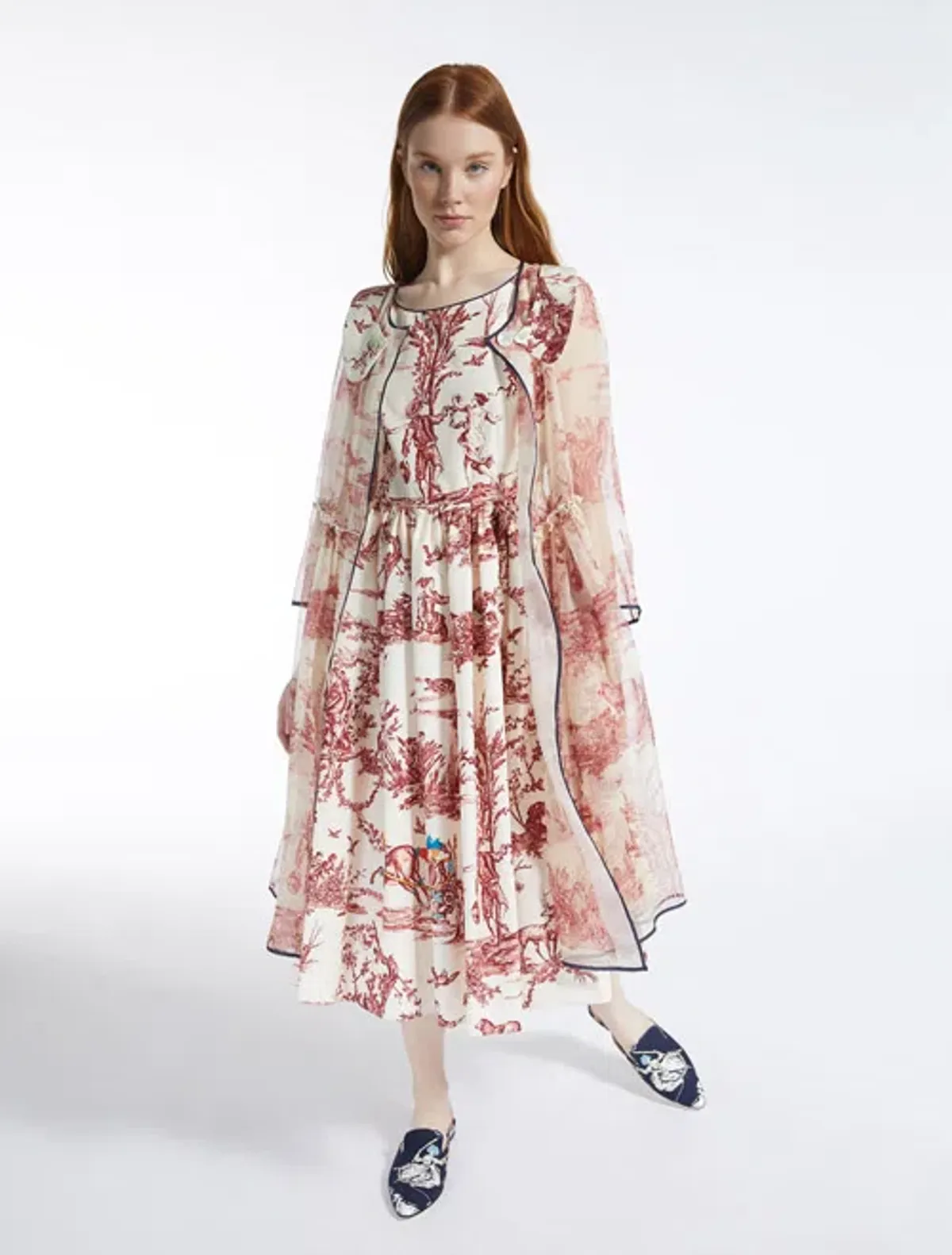 Max Mara Trophy Day Dress Print Size 8 for rent on The Volte - main image