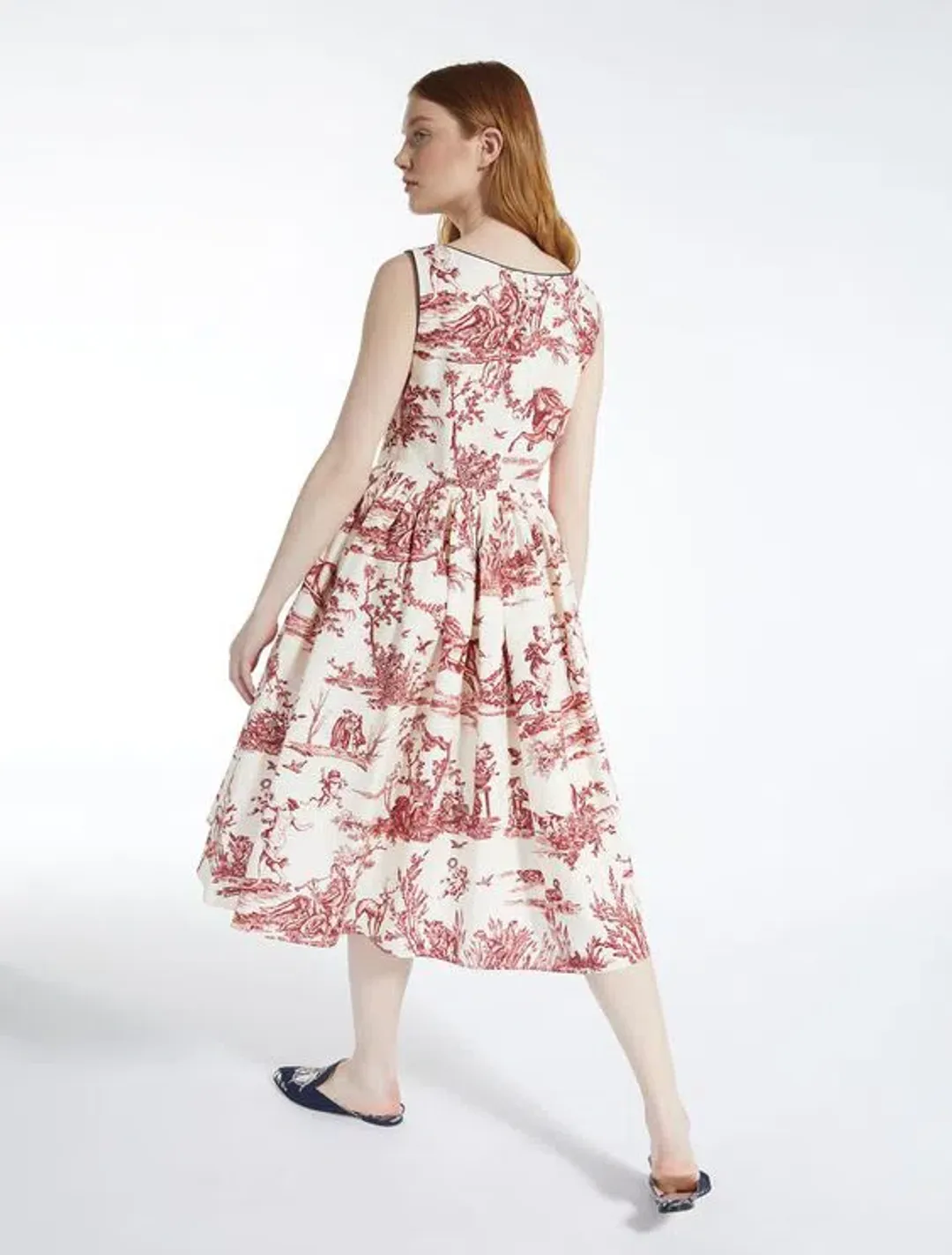 Max Mara Trophy Day Dress Print Size 8 for rent on The Volte - main image