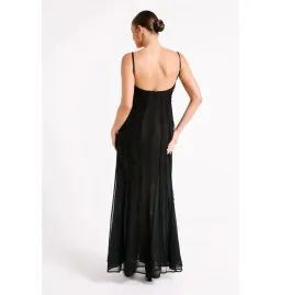 Meshki Jacinta Chiffon Maxi Dress Black Size M / AU 10  for rent on The Volte - image 2