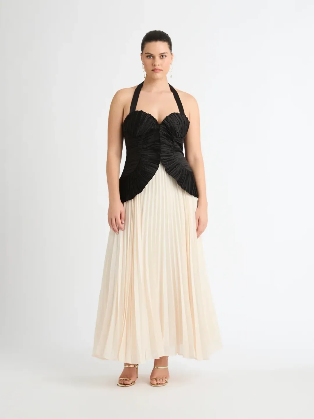 Sheike Soraya Dress Monochrome Size AU 18 for rent on The Volte - main image