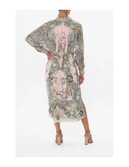 Camilla Collared Button Through Midi Dress Cave of Wonders Size XL / AU 14 for rent on The Volte - image 3