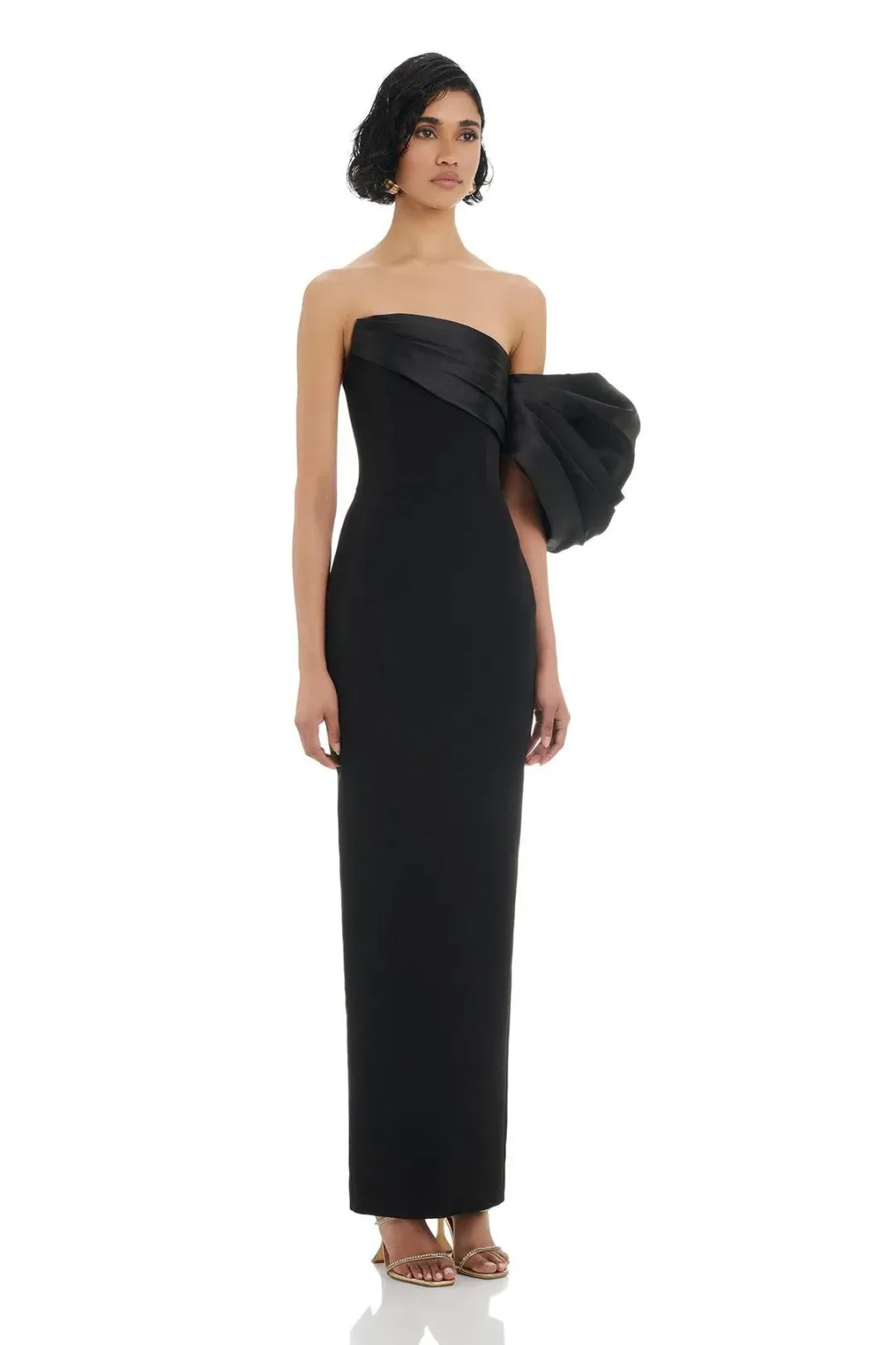 Eliya the Label Heinrich Gown Black Size 12/L for rent on The Volte - main image