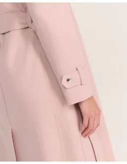 Saba Karla Longline Trench Coat Pink Salt Size AU 6 for rent on The Volte - image 4