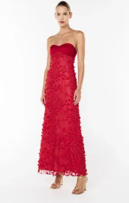 Manning Cartell Enchantment Balconette Gown in Scarlet Red Size 12 for rent on The Volte - image 2