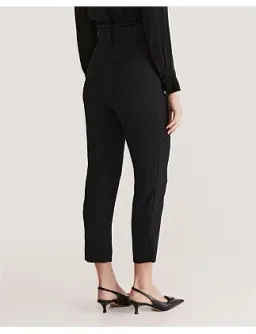 Saba Dharma Belted Slim Pants in Black Size AU 4 for rent on The Volte - image 4