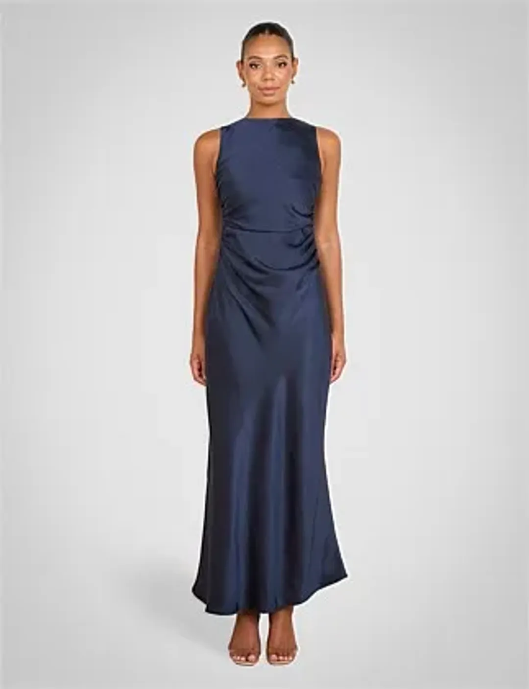 Pilgrim Gita Boat Neck Dress In Navy Size AU 10 for rent on The Volte - main image