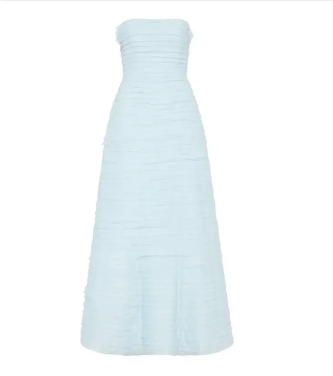 Aje Soundscape Maxi Dress Seabreeze Size L/AU 12 for rent on The Volte - main image