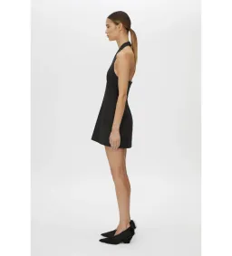 Camila And Marc Petra Halterneck Mini Dress in Black AU 8 for rent on The Volte - image 2