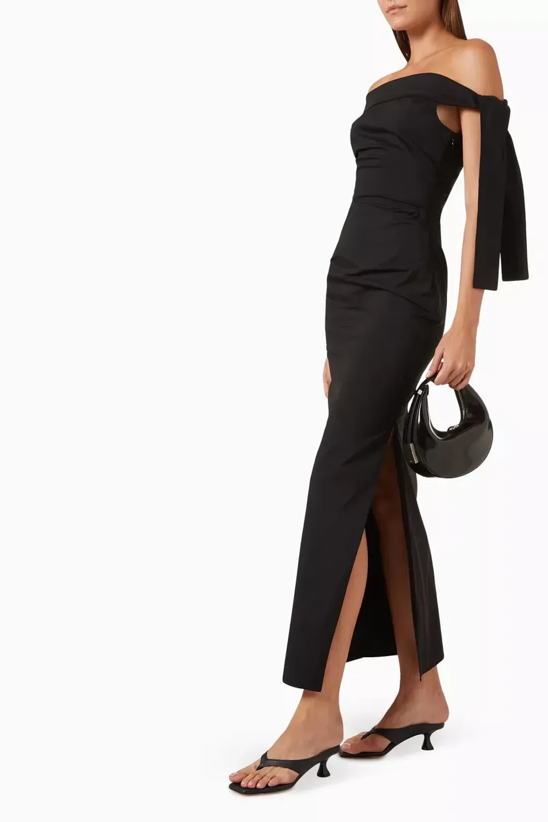 SIR The Label Dahlia Black Gown Size 12 for rent on The Volte - main image