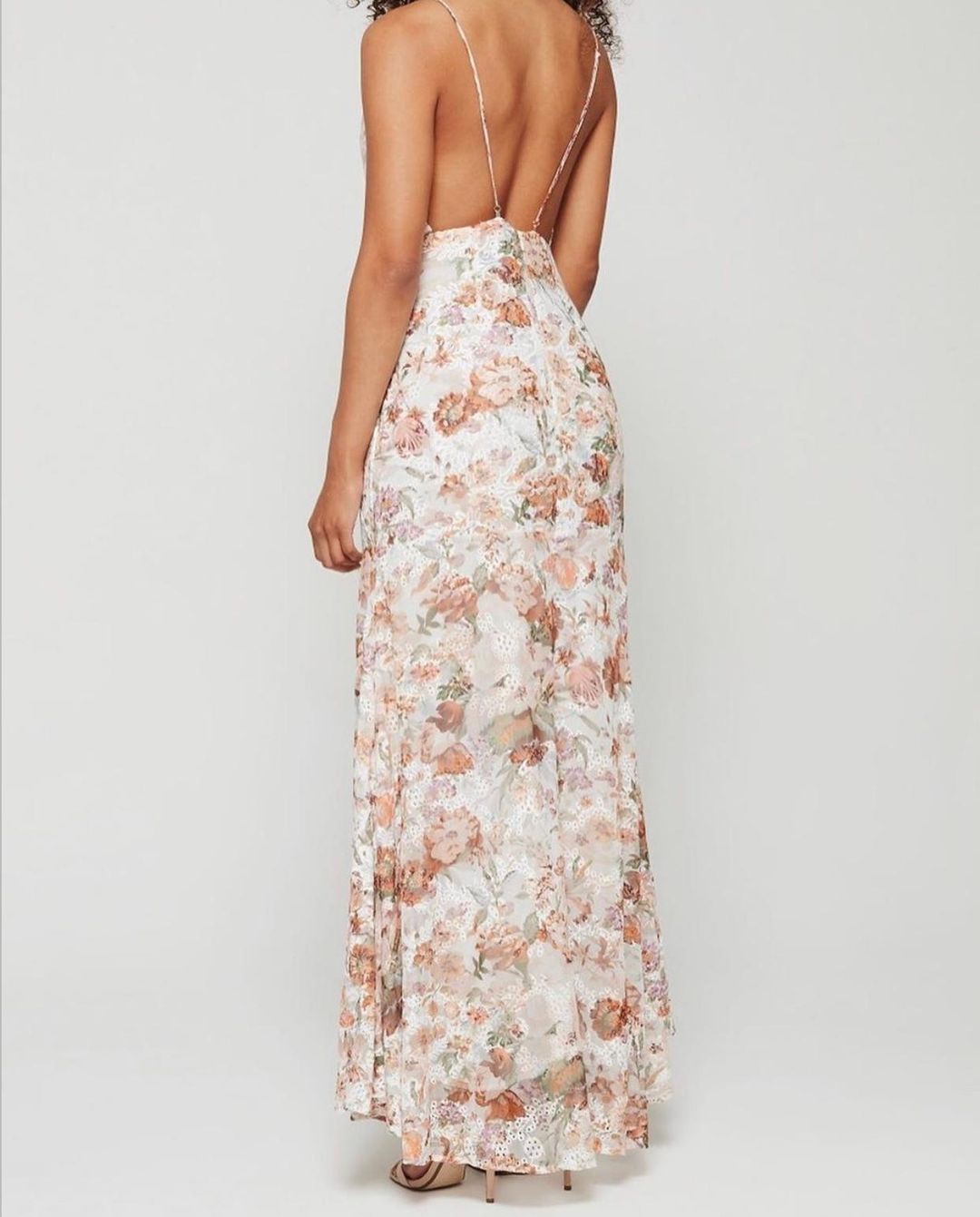 Winona Tigerlily Cowl Maxi Dress Print Size 8  for rent on The Volte - main image