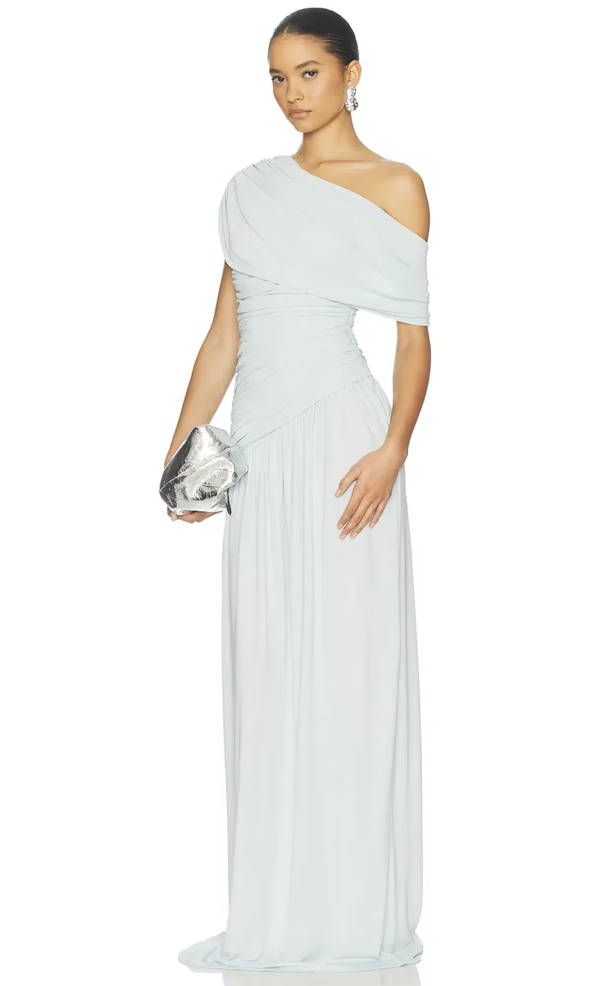 Helsa The Apolla Jersey Dress Blue Size S / AU 8 for rent on The Volte - main image