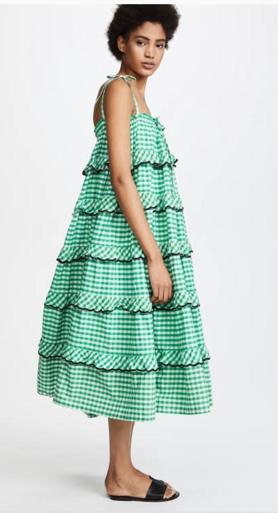 Innika Choo Frill Dress Size 10 for rent on The Volte - main image