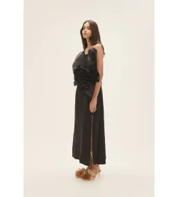 Aje Energy Midi Dress in Black Size AU 8 for rent on The Volte - image 4