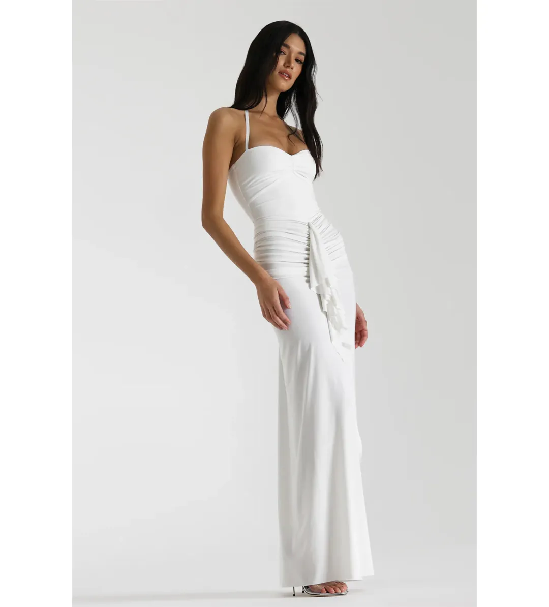 Natalie Rolt White Shontae Gown Size AU 8 for rent on The Volte - main image