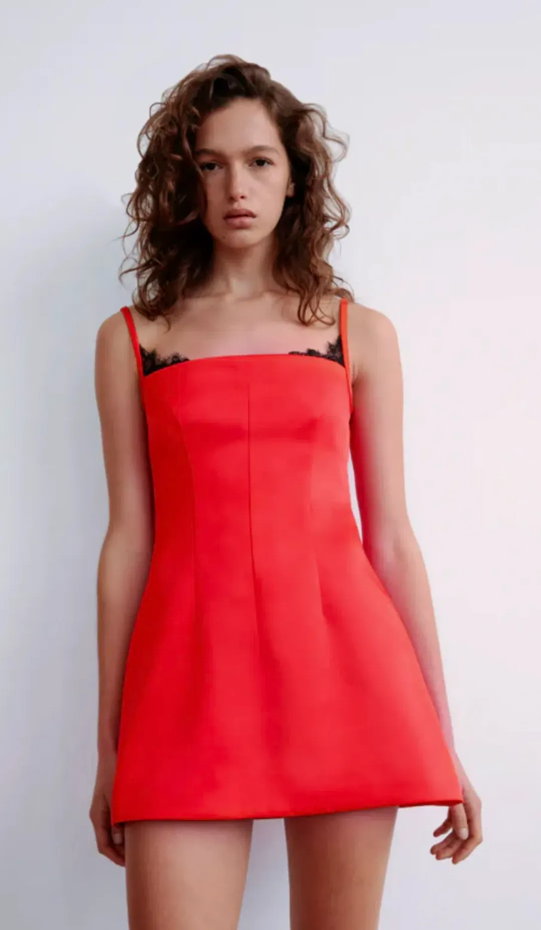 Sir Poppy Contoured Mini Dress Tangerine Size 4 / Aus 14 for rent on The Volte - main image