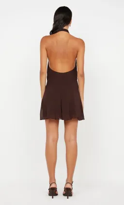 Bec & Bridge Celyse Mini Dress in Chocolate Brown Size 8 for rent on The Volte - image 2