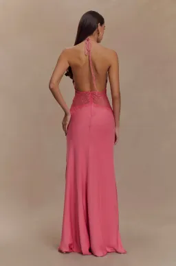 Meshki Dinah Lace and Satin Maxi Blush Rose Size S / AU 8 for rent on The Volte - image 4