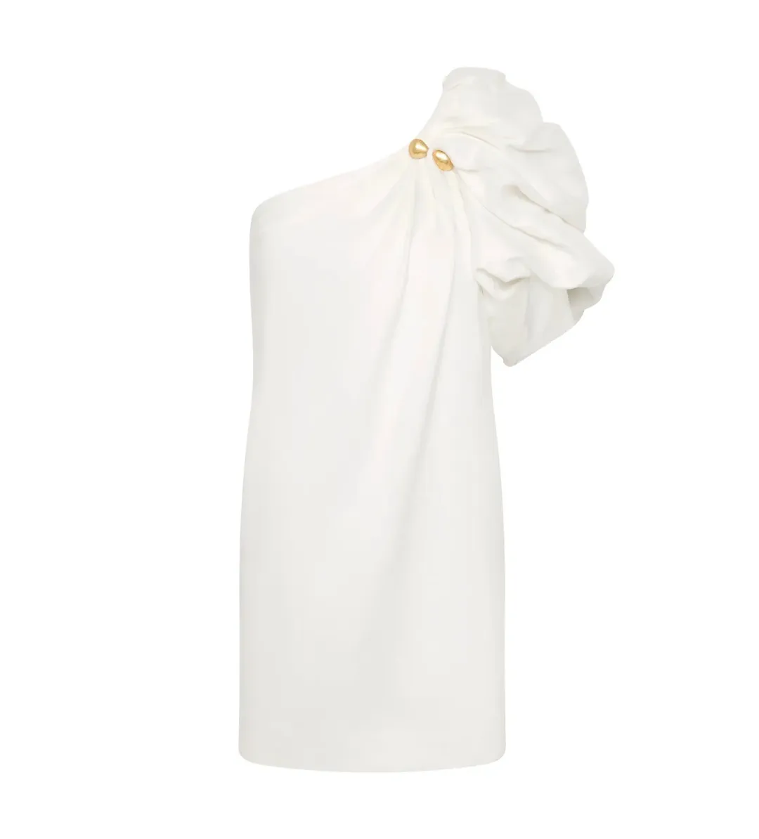Aje Cira Mini Dress in Ivory Size M / AU 10 for rent on The Volte - main image