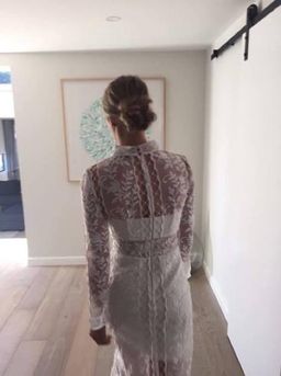 Thurley Wisteria Dress White Size 6 for rent on The Volte - image 1