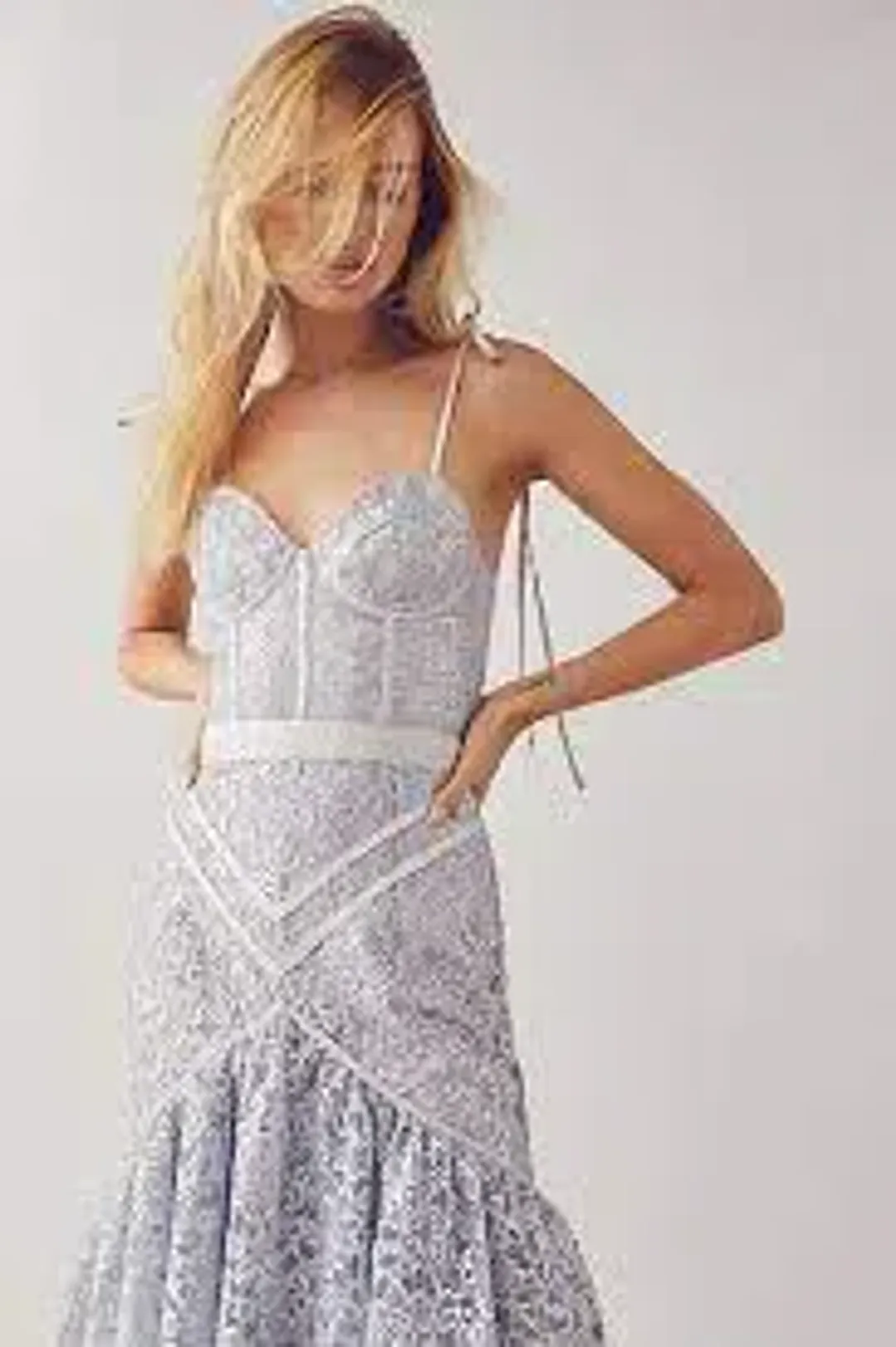Alice McCall Sandstorm Gown Blue Size 10 for rent on The Volte - main image
