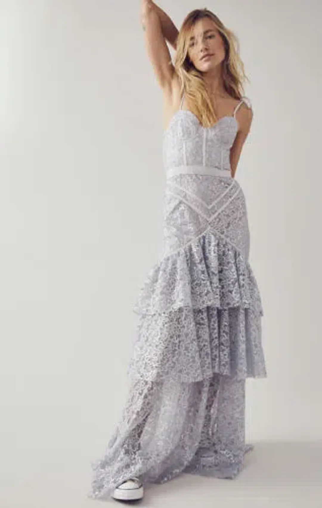 Alice McCall Sandstorm Gown Blue Size 10 for rent on The Volte - main image