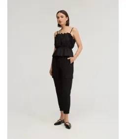 Oxford Minty Cargo Pants Black Size 8 for rent on The Volte - image 1