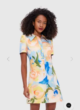 Leo Lin Brooke Mini Dress Print Size 12 for rent on The Volte - image 2