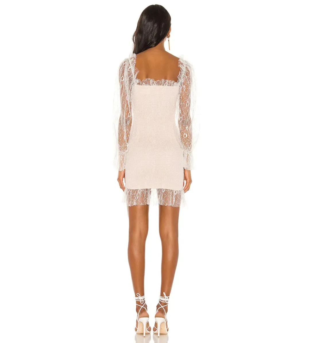 Alice McCall After Dark Mini Dress in Soft Shell Pink Size 8  for rent on The Volte - main image