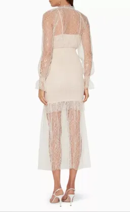 Alice McCall After Dark Midi Dress Soft Shell Pink Size 8  for rent on The Volte - image 3