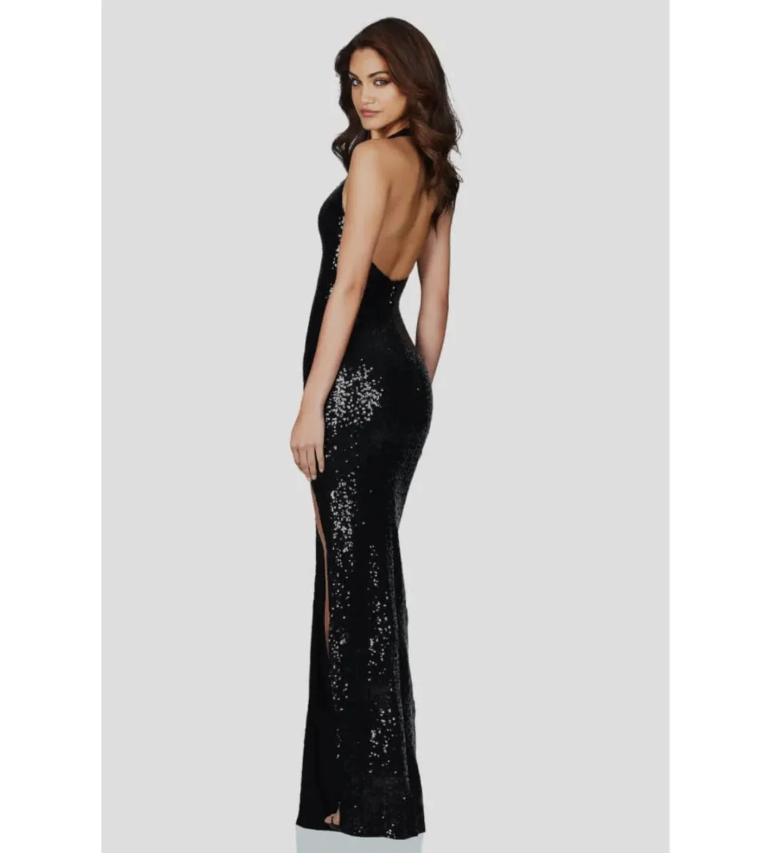 Love Nookie Smoulder Maxi Gown Black Size M/AU 10 for rent on The Volte - main image