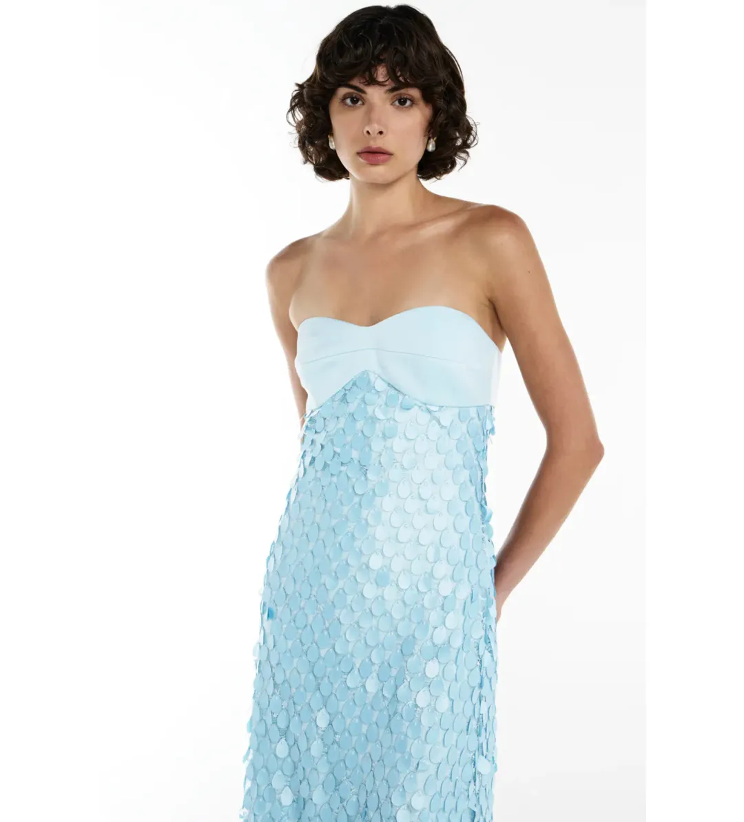 Manning Cartell Supreme Extreme Balconette Dress in Acqua Spritz Size S / AU 8 for rent on The Volte - main image
