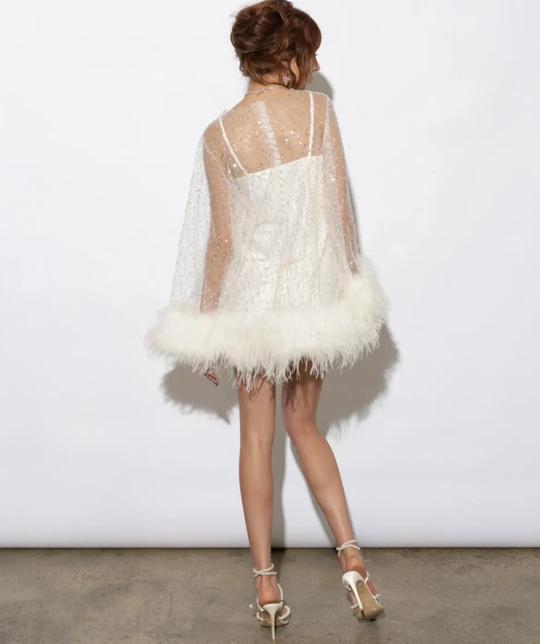 Mode & Affaire GiGi Feather Dress for rent on The Volte - main image